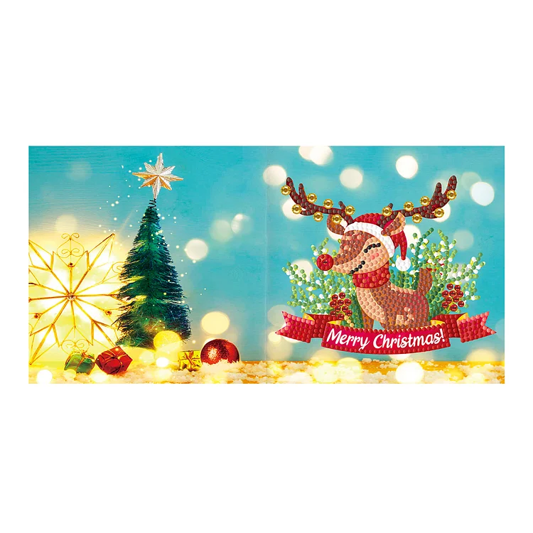 Diamond Painting Christmas Greeting Cards