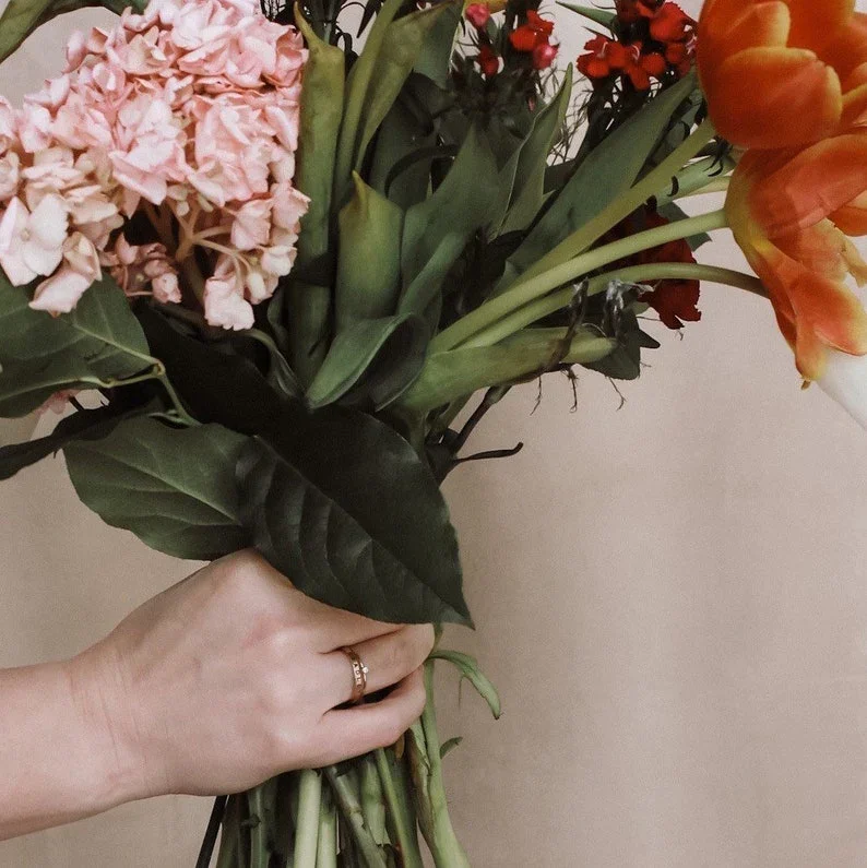 Filled Name And Birthstone Rings Birthstone Ring Set