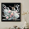 Diamond Painting-DIY Crystal Rhinestone White-dressed Dancing Girl(Box Packaging)