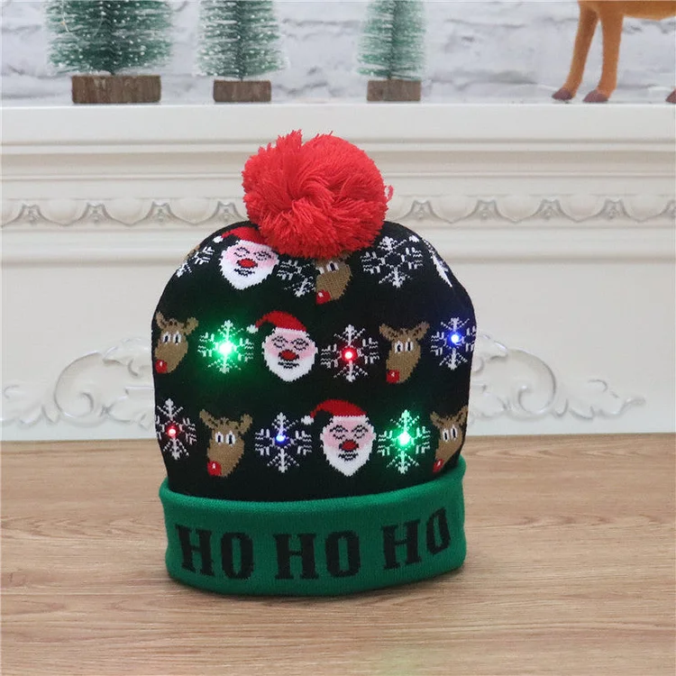 High-end LED Light-up Christmas Hat