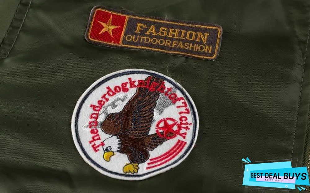 Men's Bomber Pilot Jacket Winter Parkas Army Military Motorcycle Jacket Cargo Outerwear Air Force Army Tactical Coats