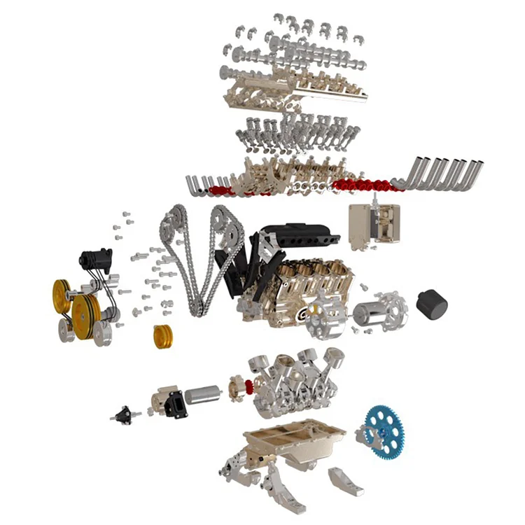 V8 Engine Model Kit that Works - Build Your Own V8 Engine - Paint Your–  EngineDIY