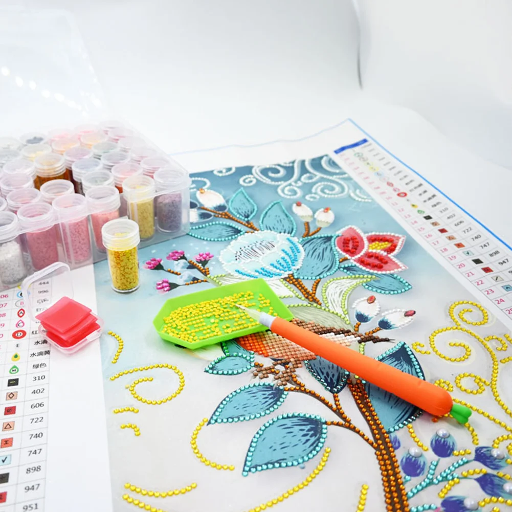 Carrot Shape Diamond Painting Pen 5D Diamond Painting Tools Cute for Kids Adults