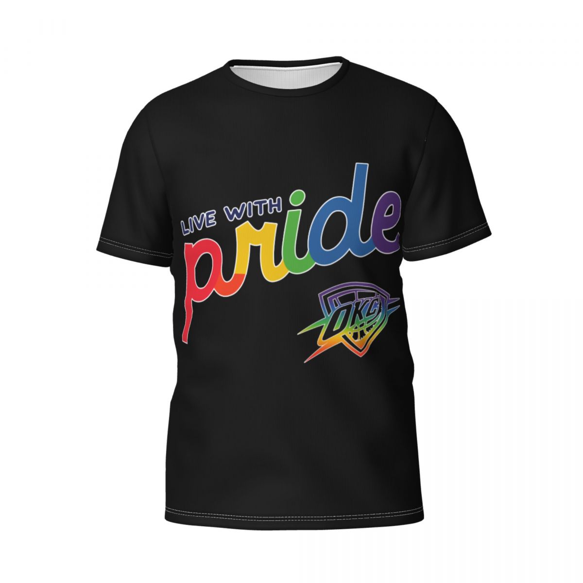 Oklahoma City Thunder Live With Pride T-Shirt Men's