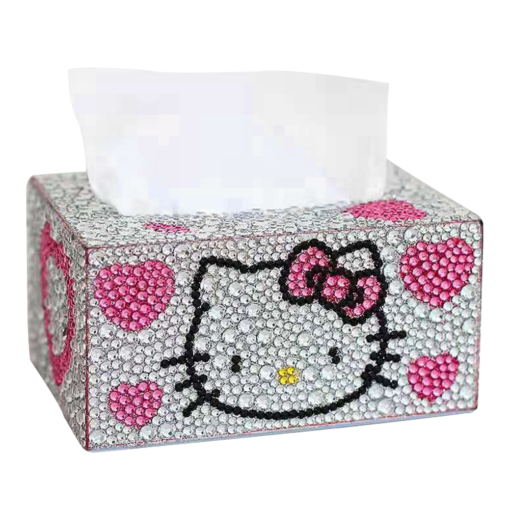 

Anime Cat - 5D DIY Craft Tissue Box, 501 Original
