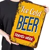 Ice Cold Beer - Metal Tin Signs(8*12Inch/12*16Inch) - Bar