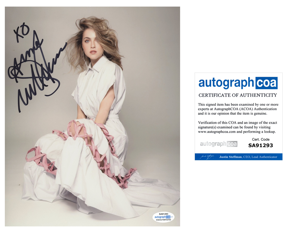 ANNE WINTERS SIGNED 8X10 Photo Poster painting AUTOGRAPHED 13 REASONS WHY HOT  5