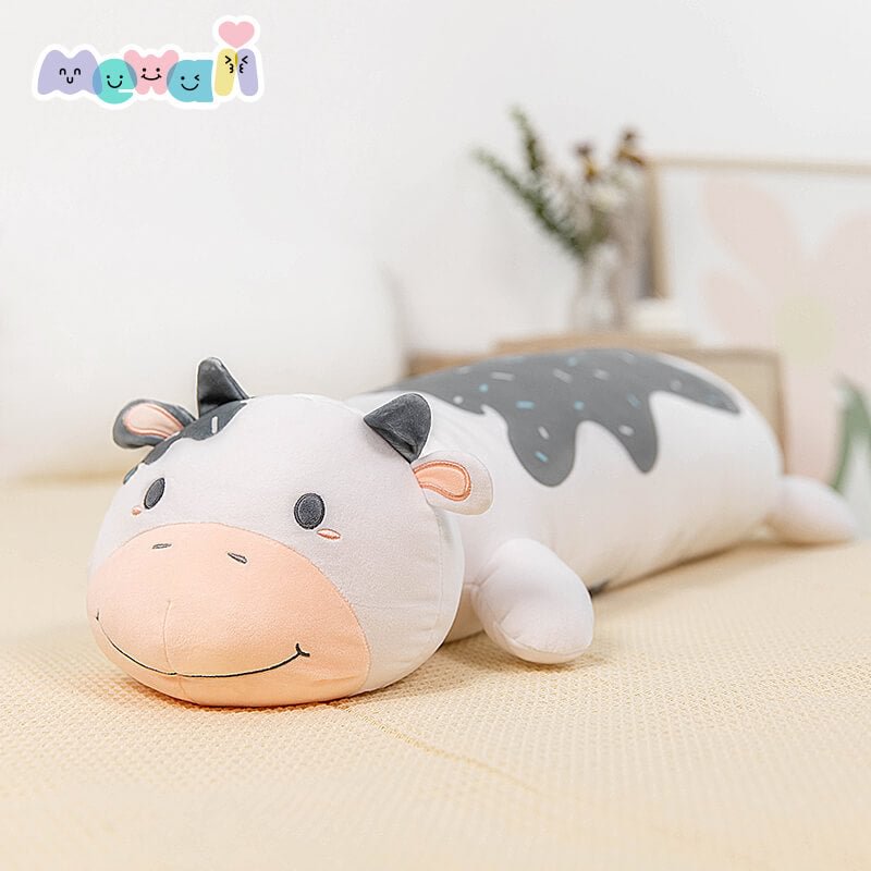 Mewaii® Loooong Family Pearl the Cow and Long Unicorn WingsStuffed Animal Kawaii Plush Pillow Squish Toy
