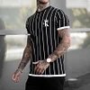 Poker Striped Streamer T-shirt by Inlyline
