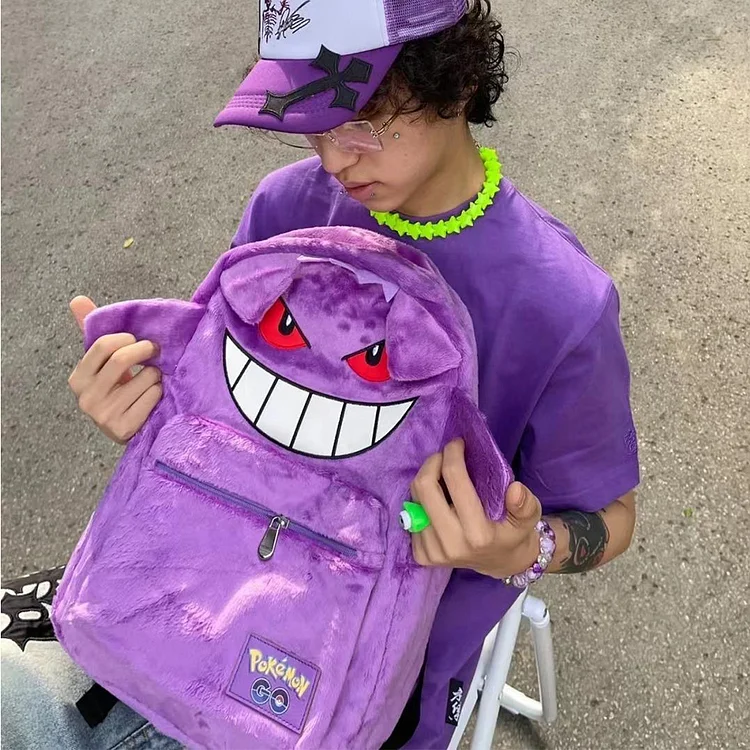 Y2K Pokemon Gengar Backpack Bag weebmemes