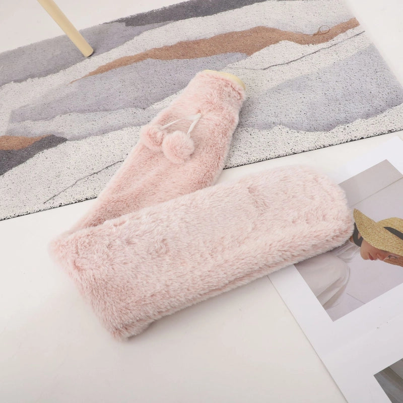 Hot Water Bag Spot BS Cartoon Warm Water Bag UK Christmas Plush Hand Warmer Long Water Filling Hot Water Bag