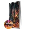 (45*75cm)Female Warrior - Round AB Drill Diamond Painting