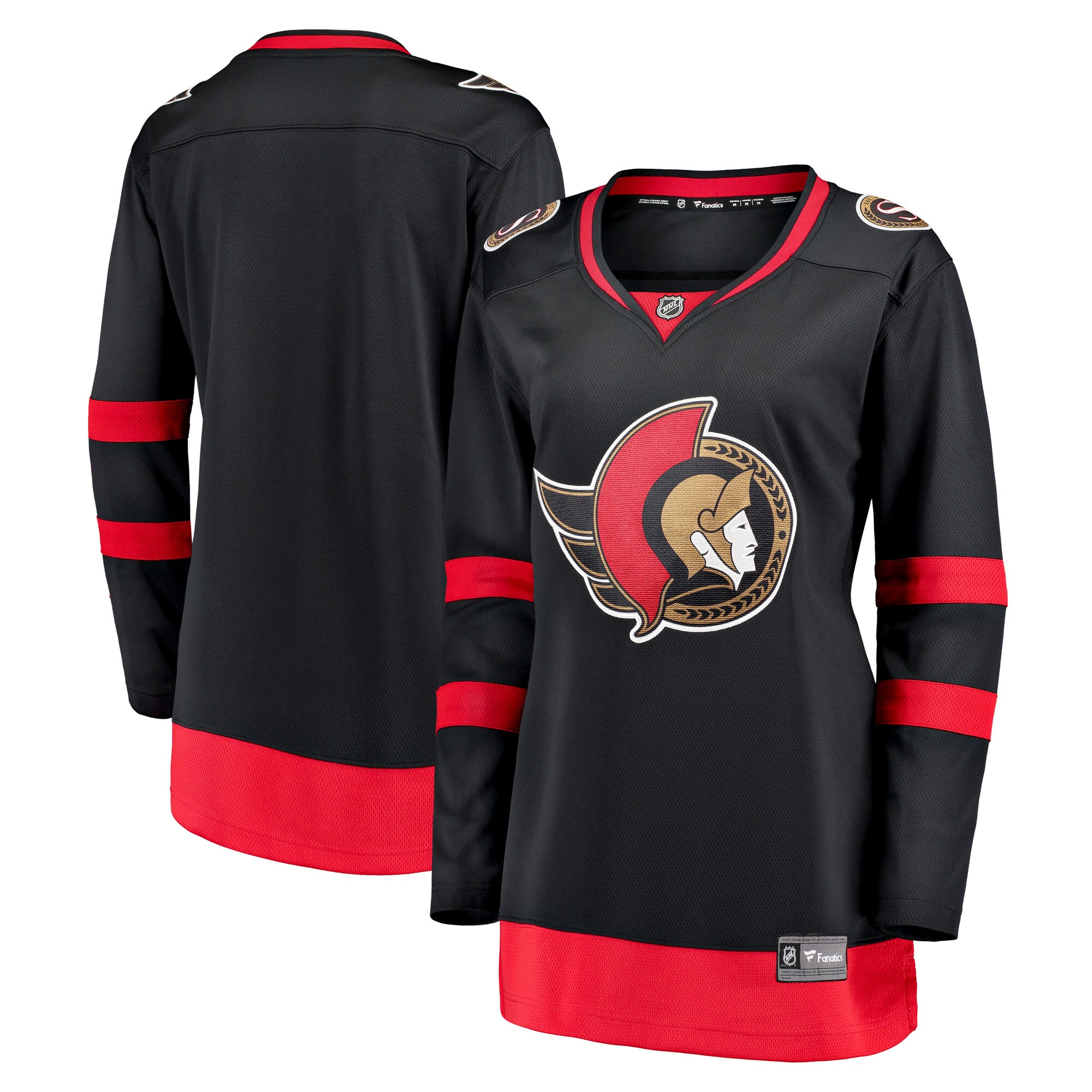 Ottawa Senators Fanatics Women&rsquo;s Home Breakaway Jersey &ndash; Black mysite