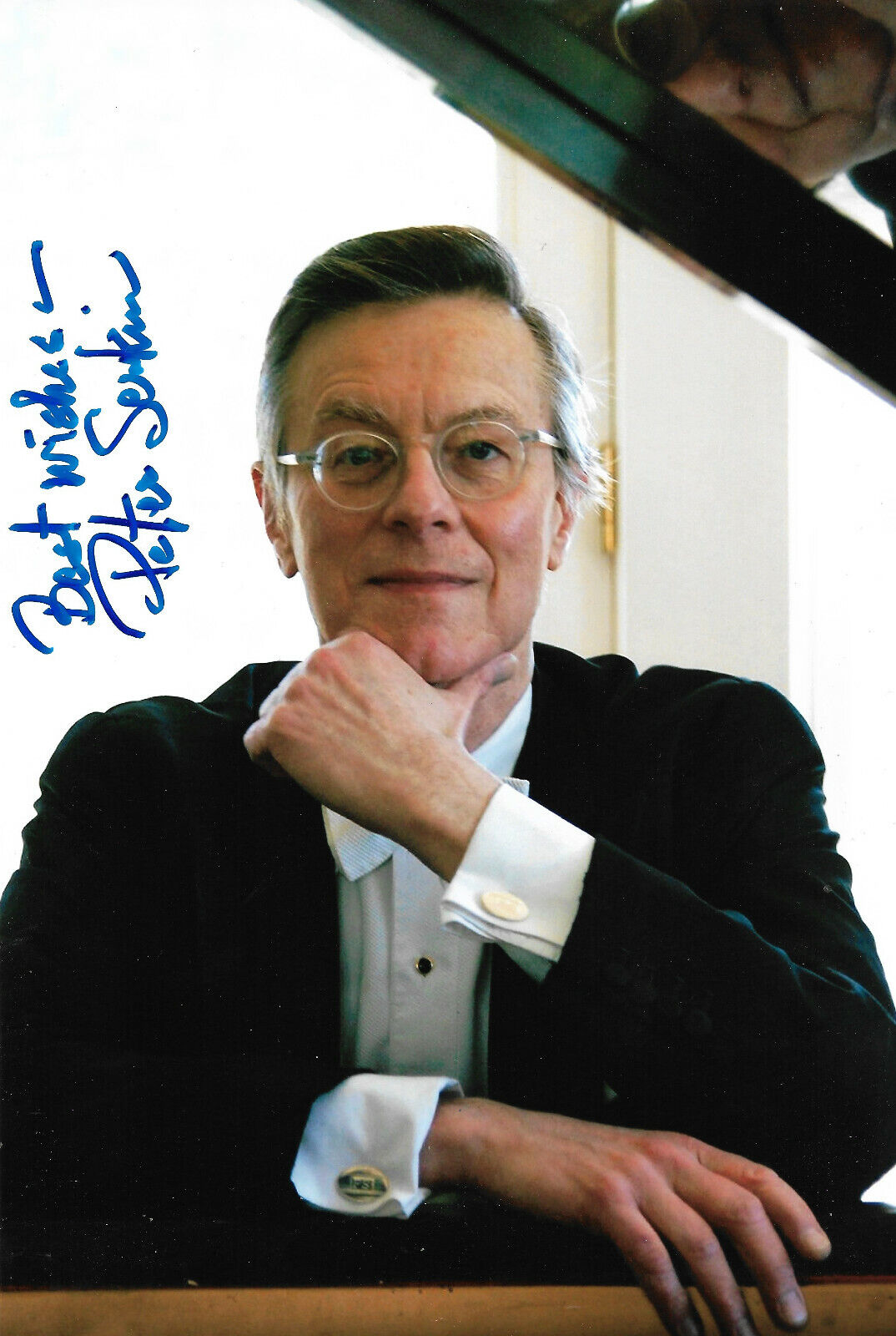 Peter Serkin Pianist signed 8x12 inch Photo Poster painting autograph