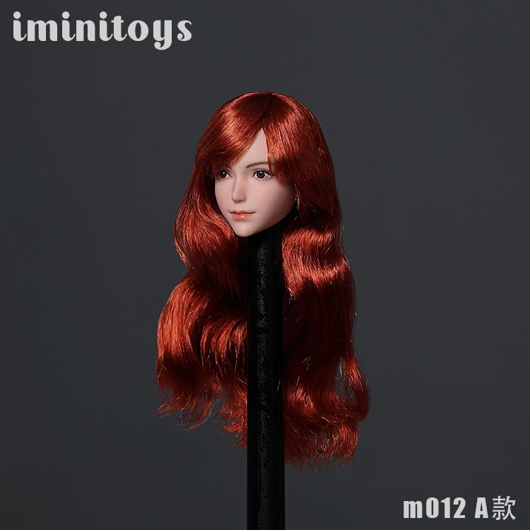 IN-stock 1/6 Iminitoys M012 Female head sculpt H#pale-shopify