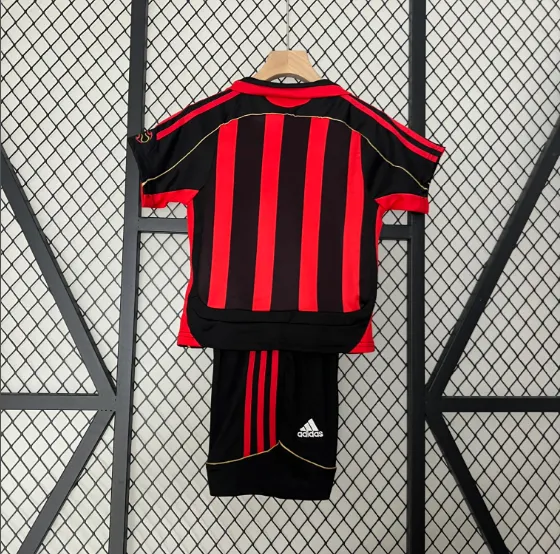 Retro 06/07 AC Milan Home Kids Kit Football Shirt Thai Quality