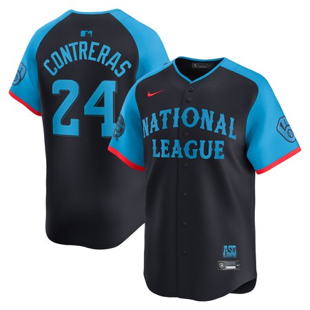Men's National League William Contreras  Navy 2024 MLB All-Star Game Limited Player Jersey