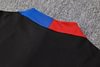 Joyfball 2024/2025 Kids Size Barcelona Half-Pull Training Suit Black Football Shirt 1:1 Thai Quality