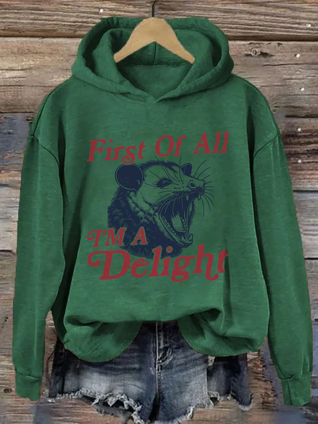 First Of All I'm A Delight Hoodie