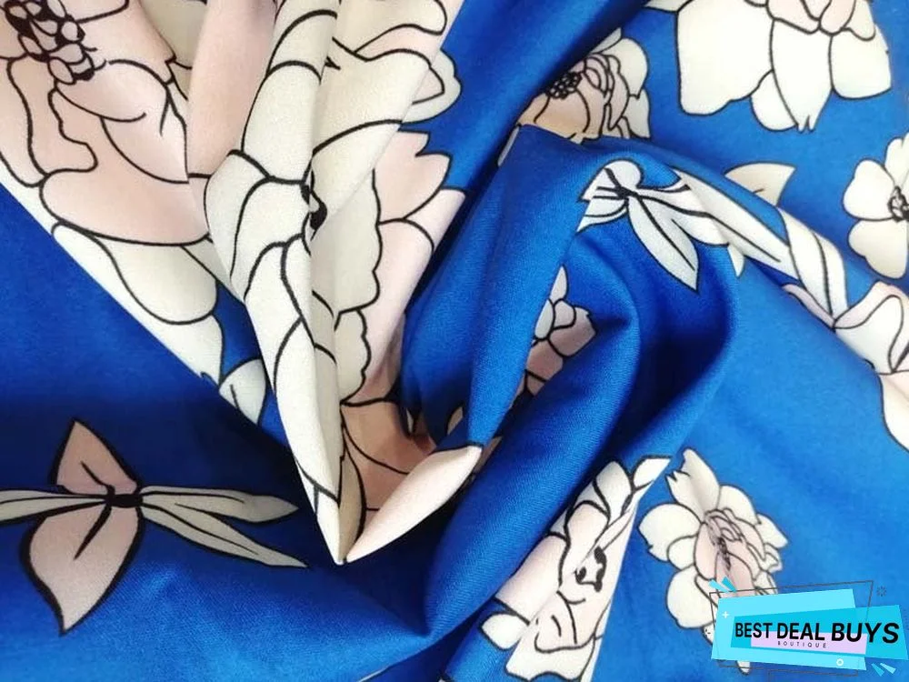 New Best-Selling Long-Sleeved Strap V-Neck Printed Dress Women's Clothing