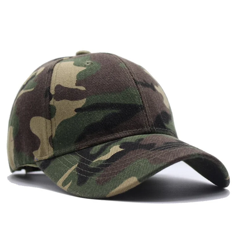 Custom embroidery sports hat Adult outdoor camo Camouflage baseball cap Male Snapback hat Military hat