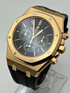 Audemars Piguet Royal Oak Chronograph Rose Gold Black Dial 26320OR.OO.D002CR.01