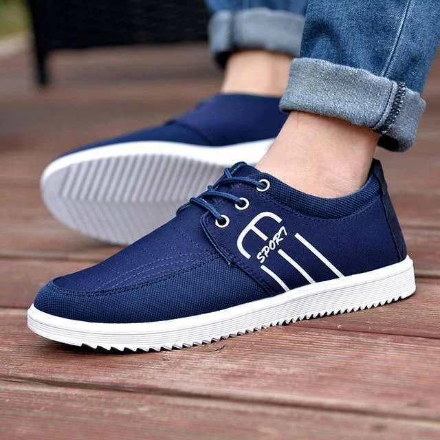 Casual Shoes Men Breathable Canvas Shoes for Men Fashion Espadrilles Men Flats Casual Trainers Men Footwear | IFYHOME
