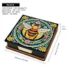Bee Leather Diamond Painting Memo Pad Holder Mosaic Kit for Adults Beginners