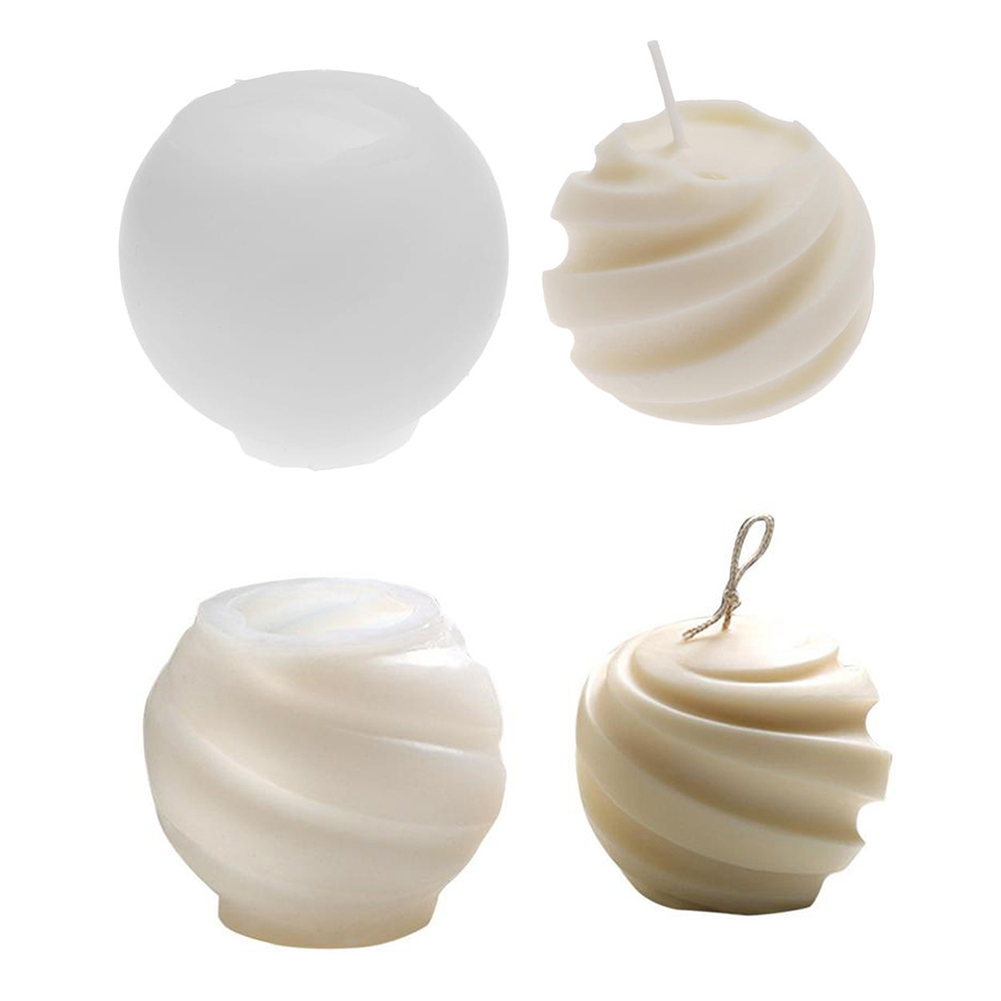 

3D Silicone Spherical Scented Aromatherapy Candle Mold DIY Homemade Mould, Xl, 501 Original