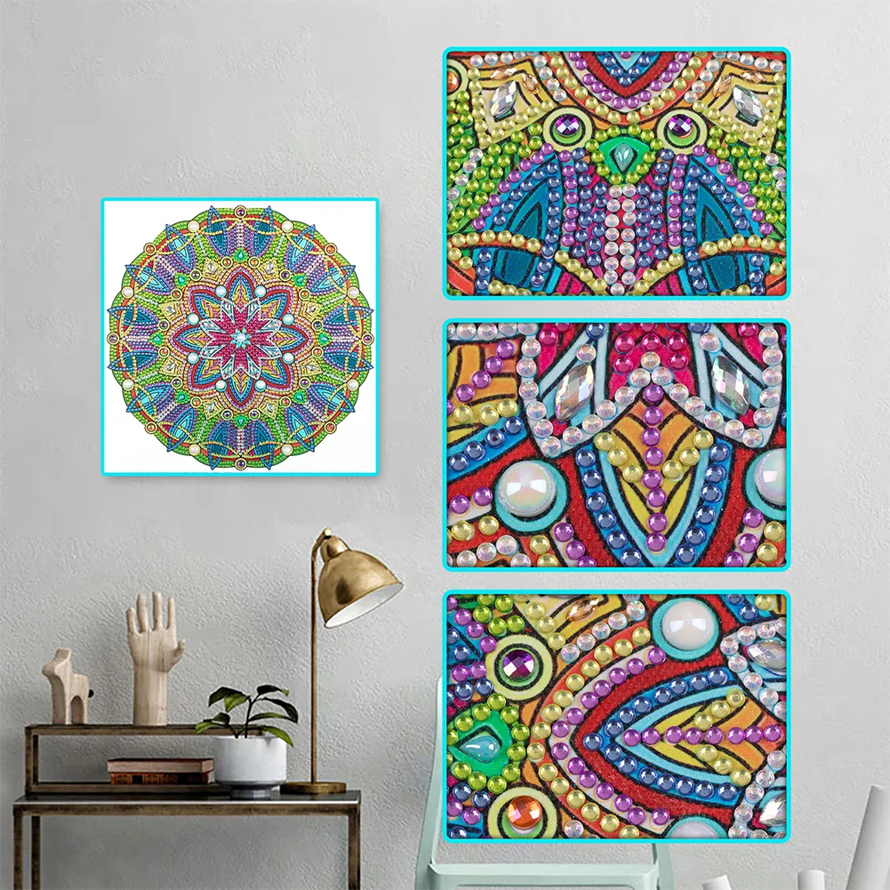 Diamond Painting - Special Shaped Drill - Mandala(30*30cm)