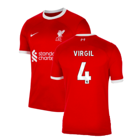 Maillot FC Liverpool Virgil van Dijk 4 Domicile 2023/2024