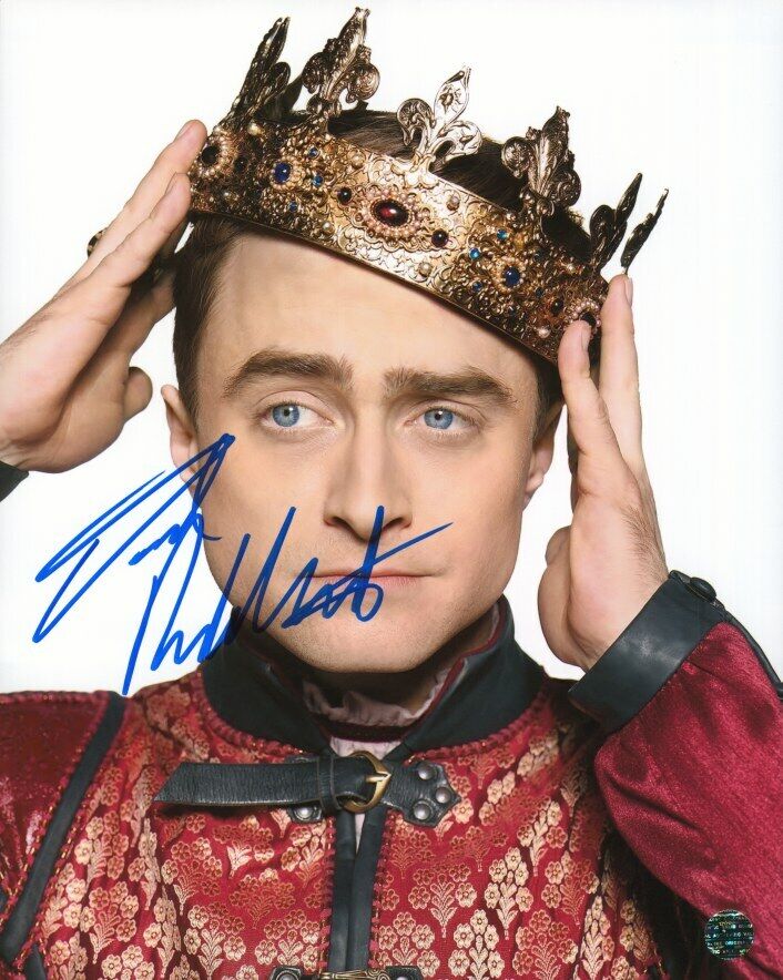 DANIEL RADCLIFFE Autographed Original 8x10 Photo Poster painting LOA TTM