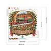 Diamond Painting-DIY Crystal Rhinestone Xmas Train(40*40 CM)
