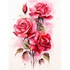 Red Rose-11CT Stamped Cross Stitch 30*40cm/11.81*15.75in