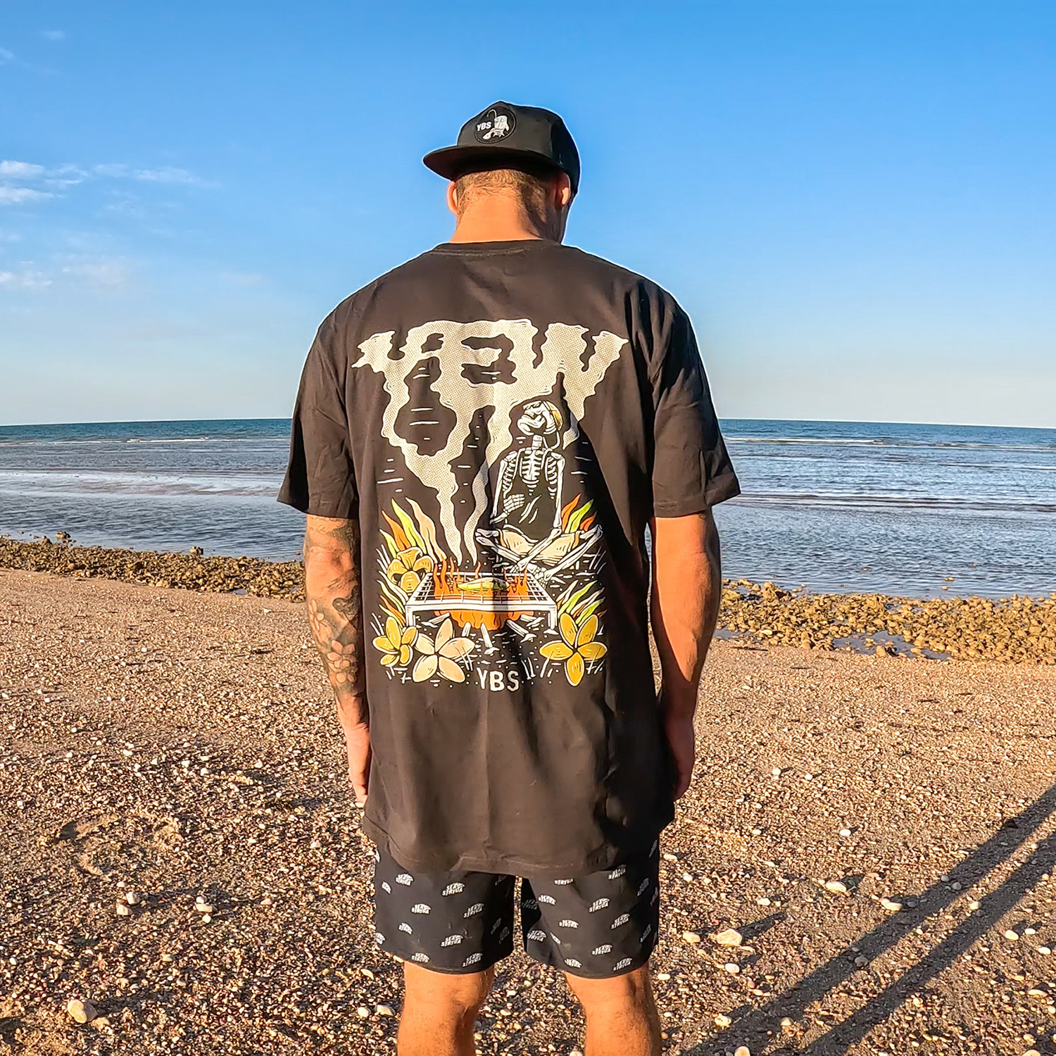 Vintage Skull Design T-shirt