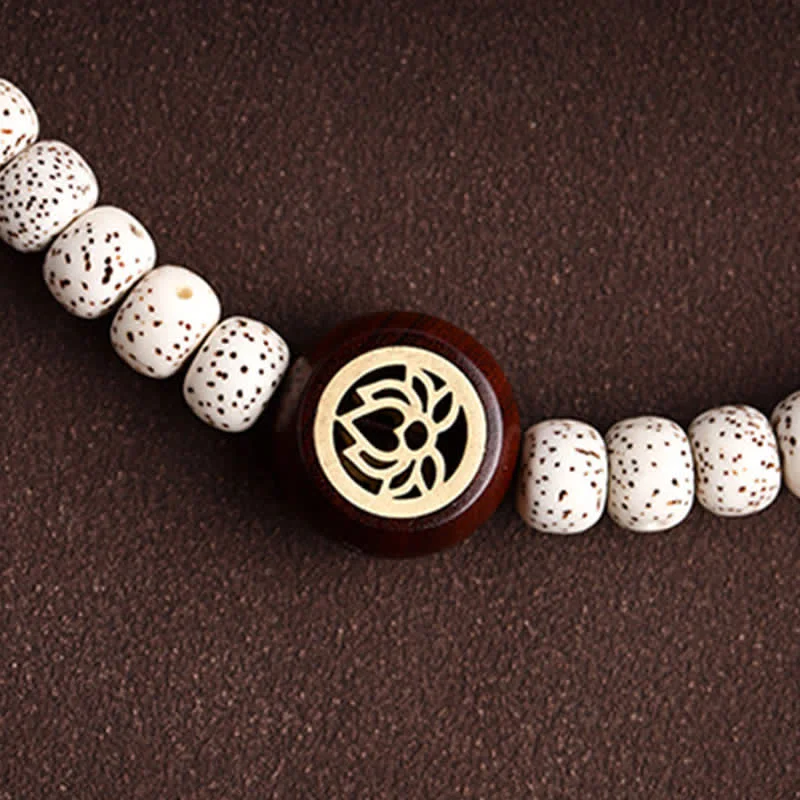 Bodhi Seed Tibetan 108 Mala Beads Charm Bracelet