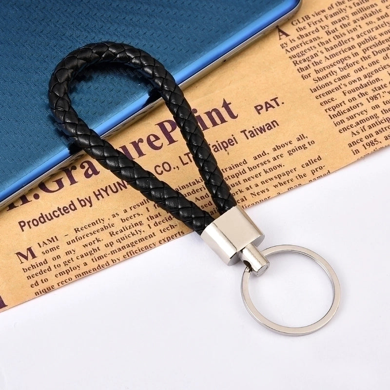 30 Pieces Leather Rope Key Chain Woven Pu Key Chain Pendant Key Chain Car Key Chain Accessories Bag Pendant