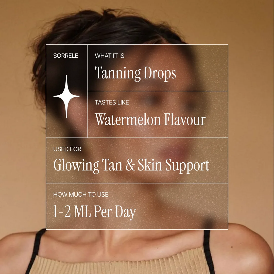 Sorelle Glow Drops | Tanning Supplement for Radiant Skin