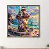 Seaside Teacup Castle-Full Round Diamond Painting 40*40CM