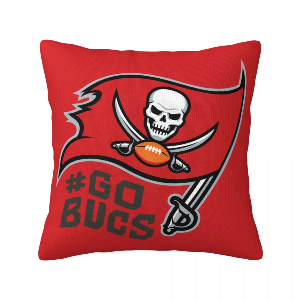 Tampa Bay Buccaneers Go Bucs Throw Pillow Covers 18x18