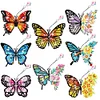 8Pcs Butterfly Diamond Painting Bookmarks Acrylic DIY Diamond Art Bookmarks Kits