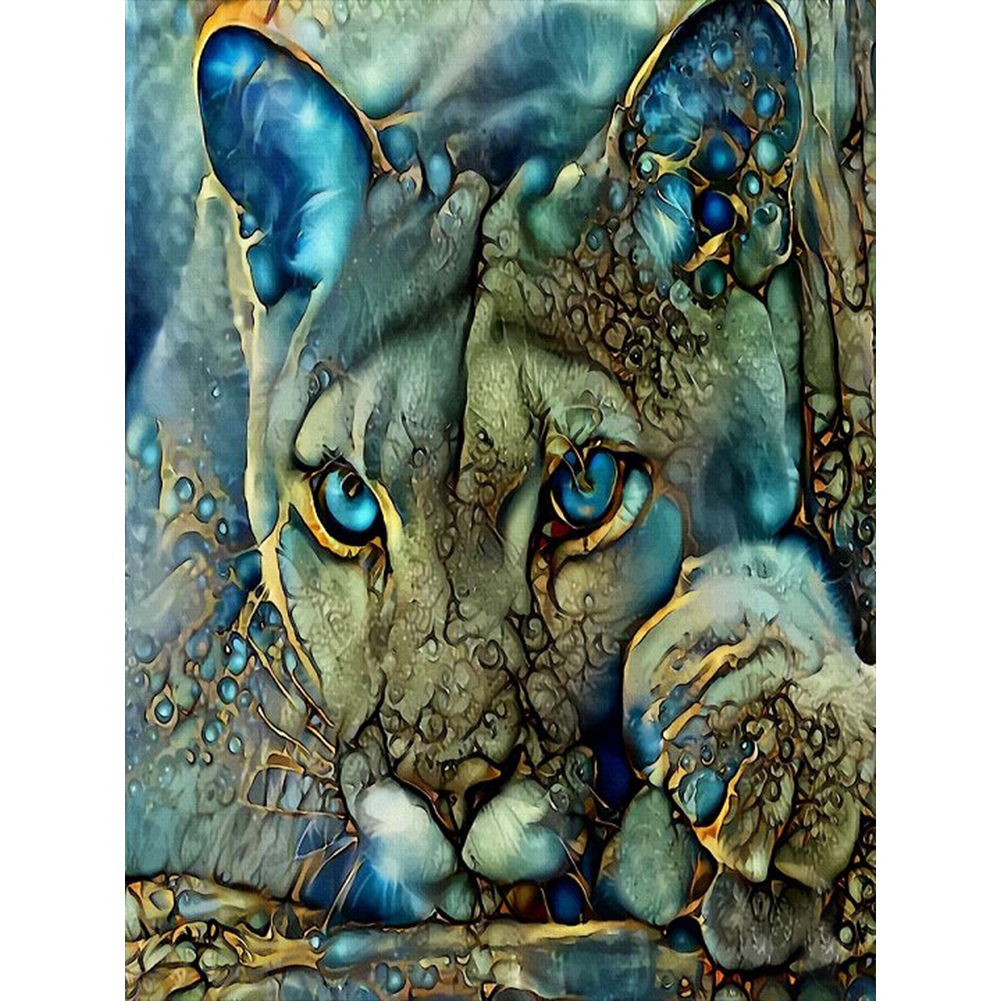 

Psychedelic Lion - Round Drill Diamond Painting - 30*40CM, 501 Original