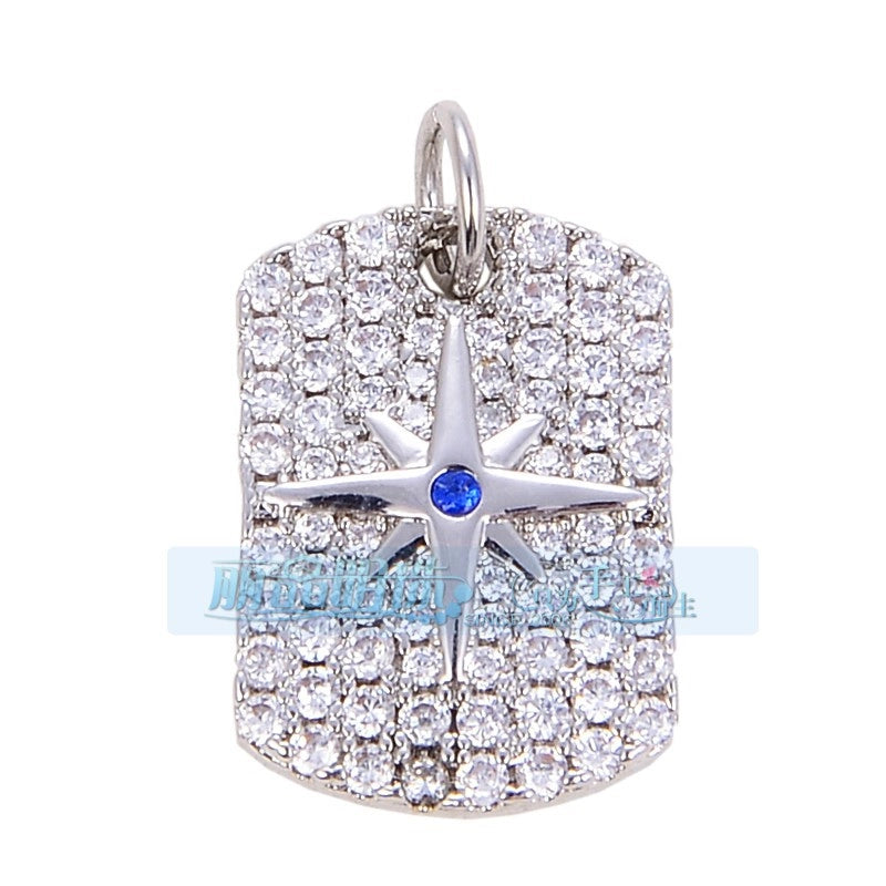 1 Piece 15 * 21mm 18 * 23mm 9*16mm Copper Zircon Sun Star Lightning Pendant Jewelry Accessories