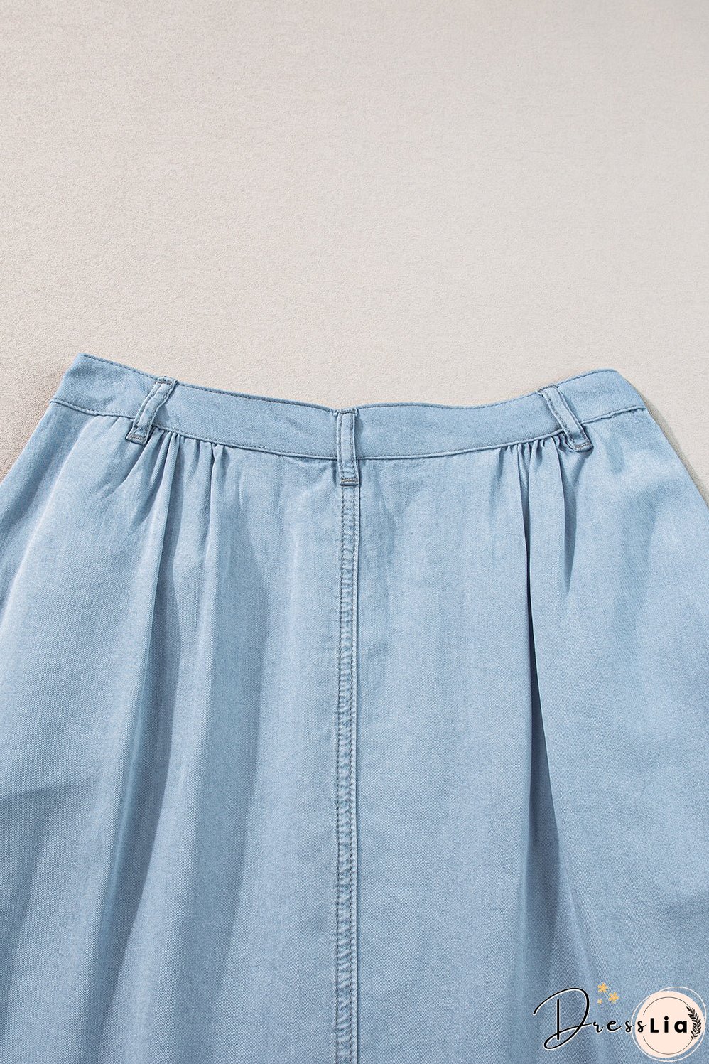 A-Line Cotton Blend Skirt