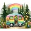 Camping Car - Full Round Drill Diamond Painting