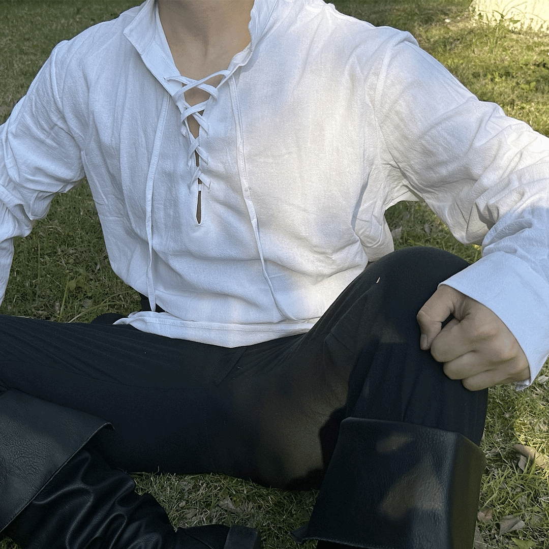 Men's Linen Viking Shirt-inspireuse