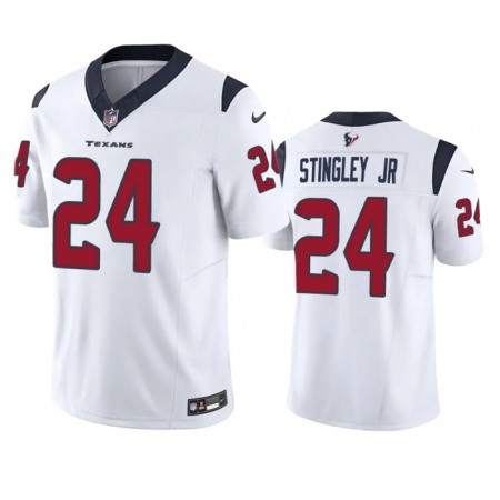 Men's Houston Texans #24 Derek Stingley Jr.  White 2023 F.U.S.E Vapor Untouchable Stitched Football Jersey