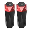 Auto Trash Bin with Lid Auto Trash Bin for Car Home (Red 30 Garbage Bags)