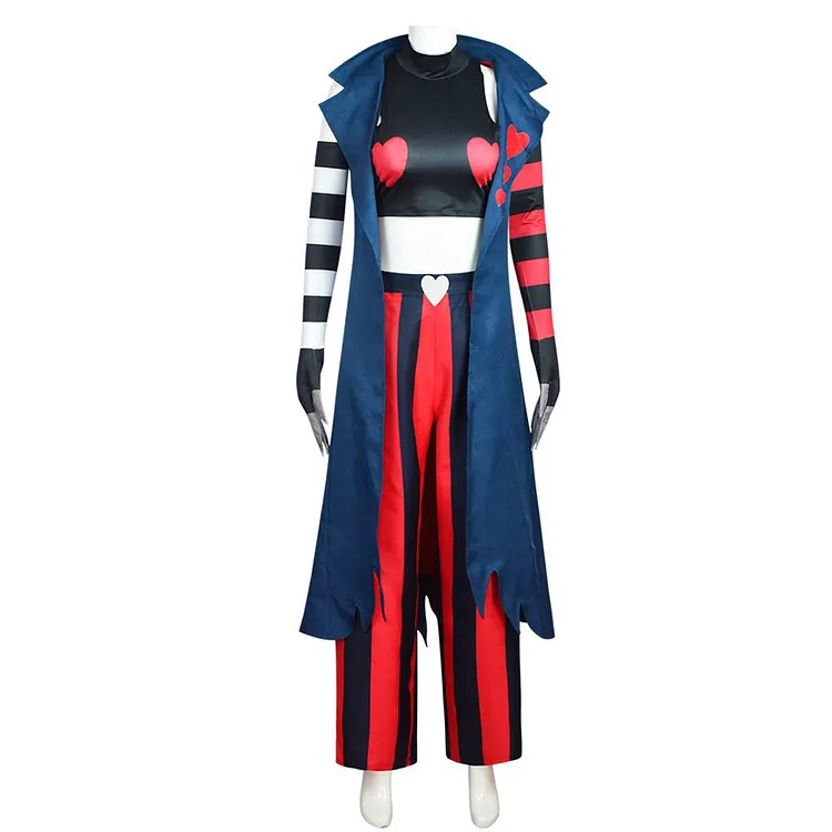 Hazbin Hotel (2024) Velvette Outfits Cosplay Costume Halloween Carnival Suit