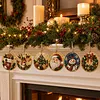 6pcs DIY Pearl Diamond Painting Christmas Tree Hanging Ornaments